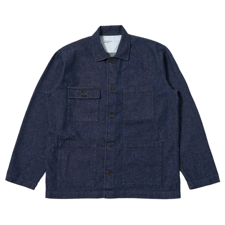 Universal Works Dockside Jacket Future Denim Indigo - Merchant Menswear