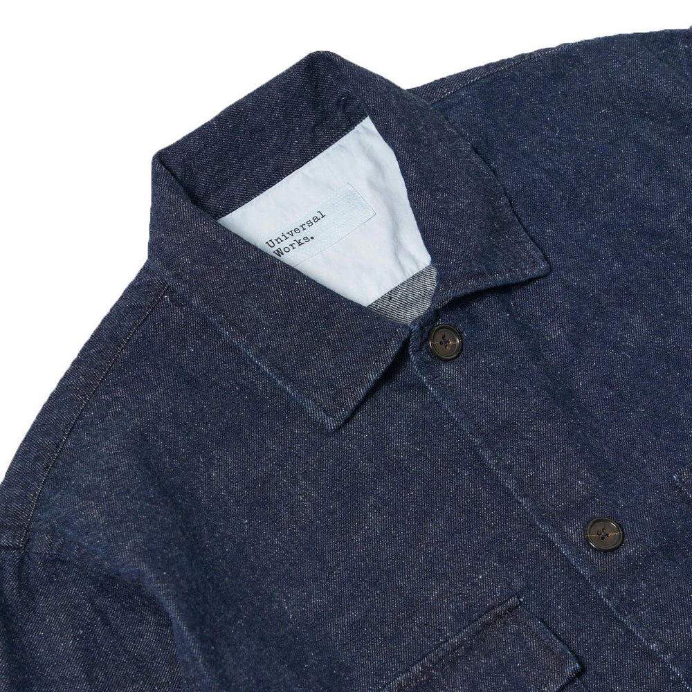 Universal Works Dockside Jacket Future Denim Indigo - Merchant Menswear