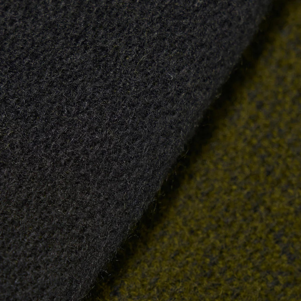Universal Works Double Sided Scarf Green / Black - Merchant Menswear