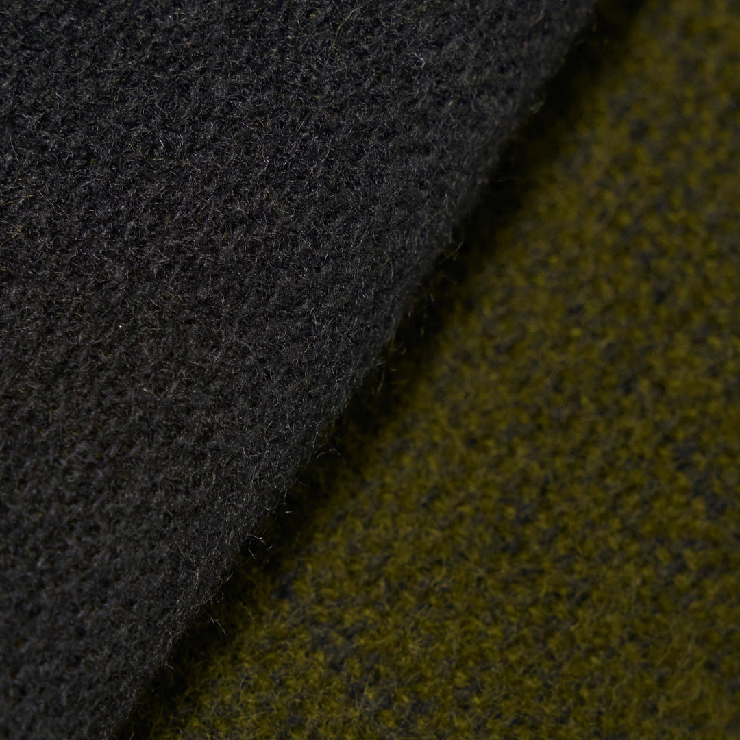 Universal Works Doubled Sided Scarf Green/Black - Merchant Menswear