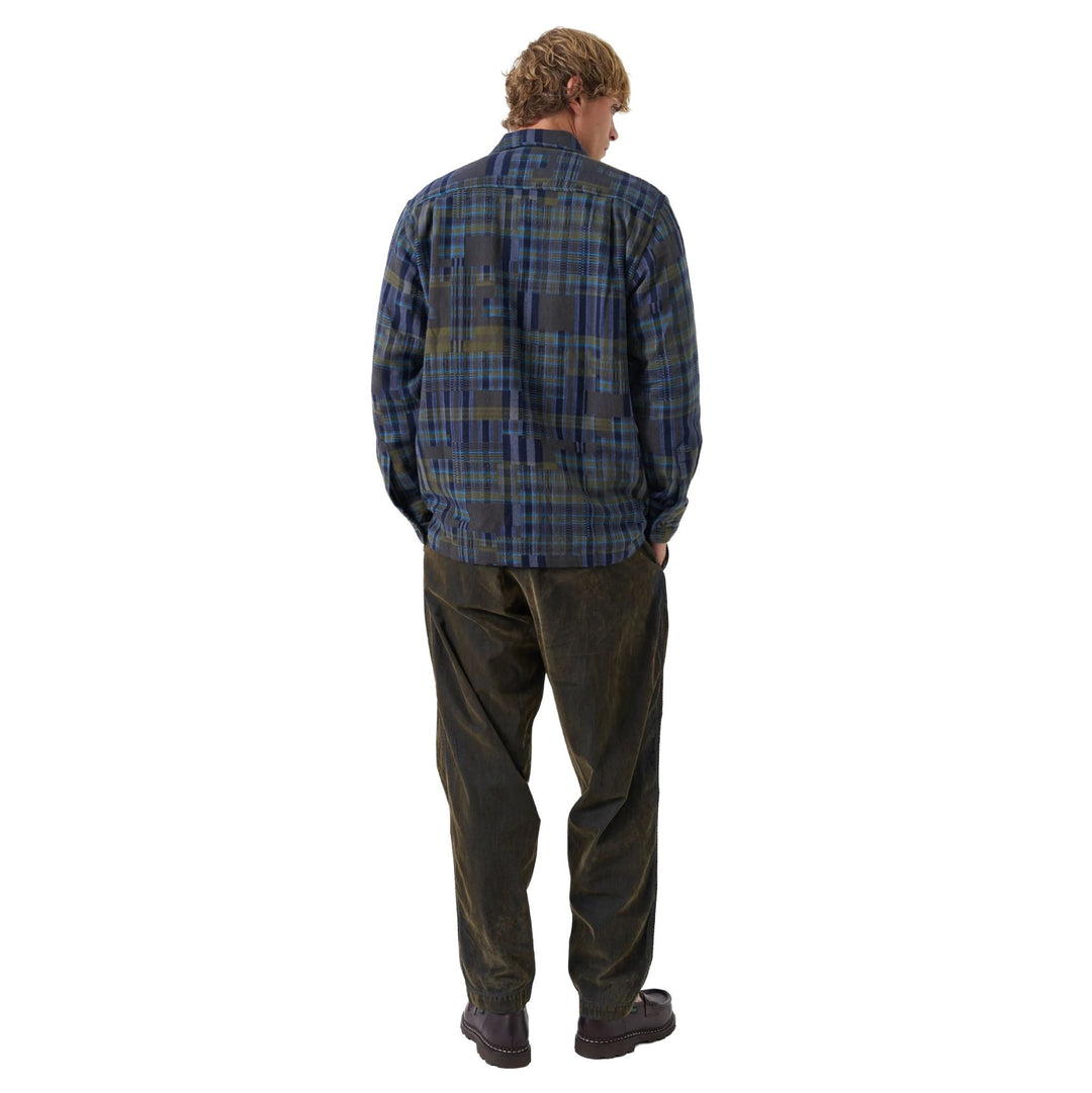 Universal Works Fatigue Shirt Shadows Check - Merchant Menswear