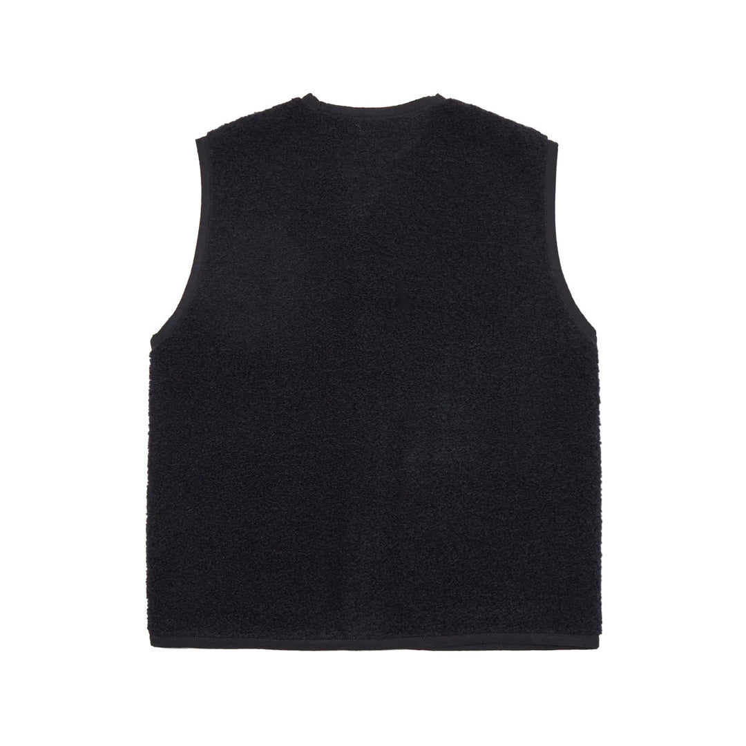 Universal Works Lancaster Gilet Wool Fleece Navy - Merchant Menswear