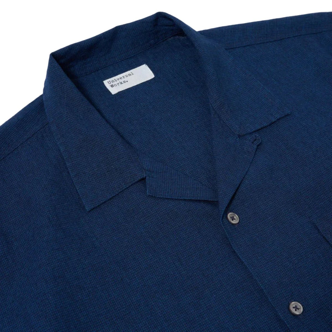 Universal Works Lincot Denim Road Shirt Indigo - Merchant Menswear