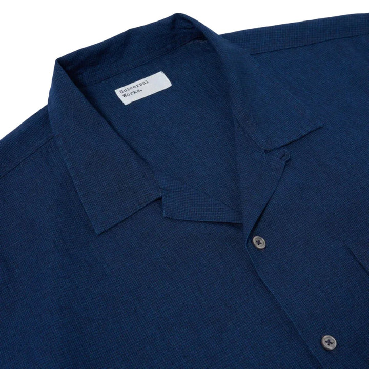 Universal Works Lincot Denim Road Shirt Indigo - Merchant Menswear