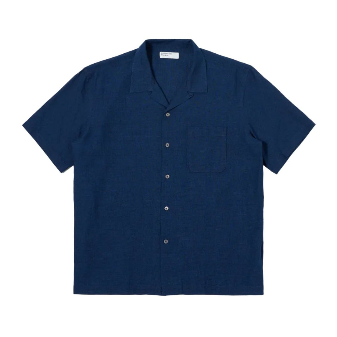 Universal Works Lincot Denim Road Shirt Indigo - Merchant Menswear