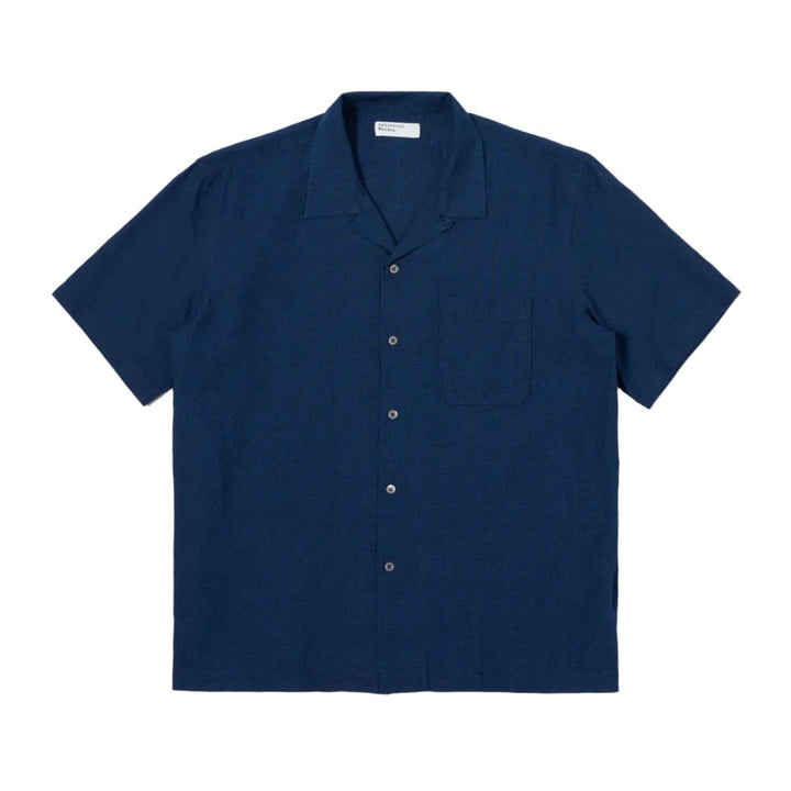 Universal Works Lincot Denim Road Shirt Indigo - Merchant Menswear