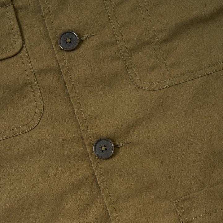 Universal Works Merchant Jacket Brushed Polytech Khaki - Merchant Menswear