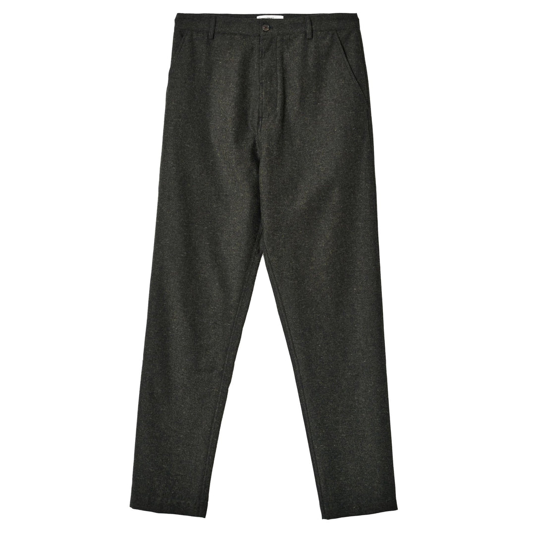 Universal Works Military Chino Olive Recycled Tweed - Merchant Menswear