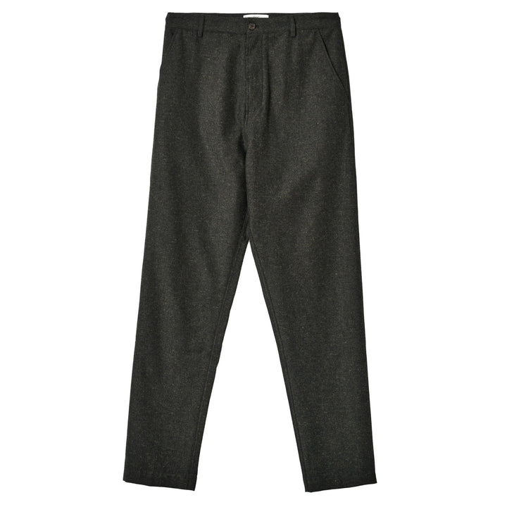 Universal Works Military Chino Olive Recycled Tweed - Merchant Menswear