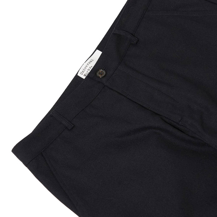 Universal Works Military Chino Upcycled Tweed Dark Navy - Merchant Menswear
