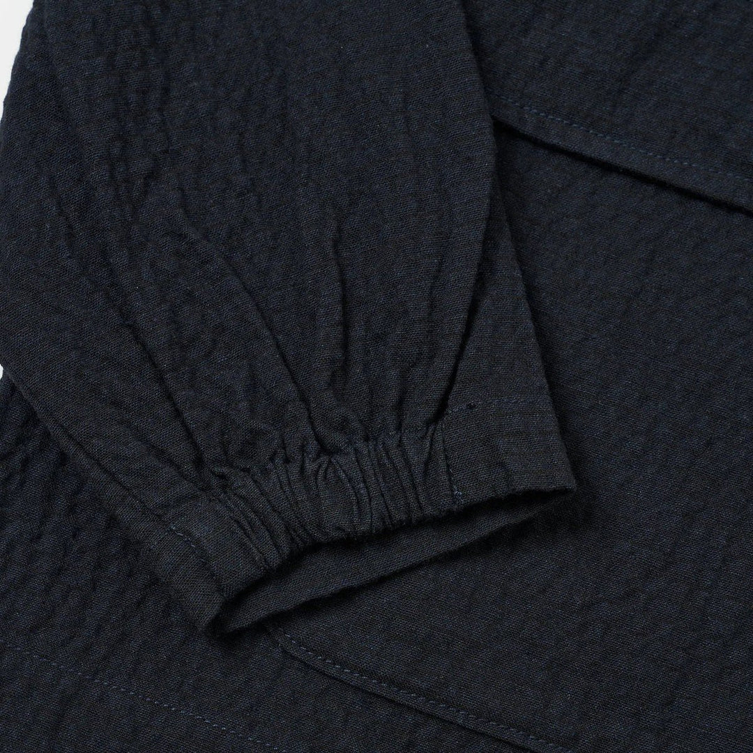 Universal Works Ospina Cotton Labour Jacket Dark Navy - Merchant Menswear