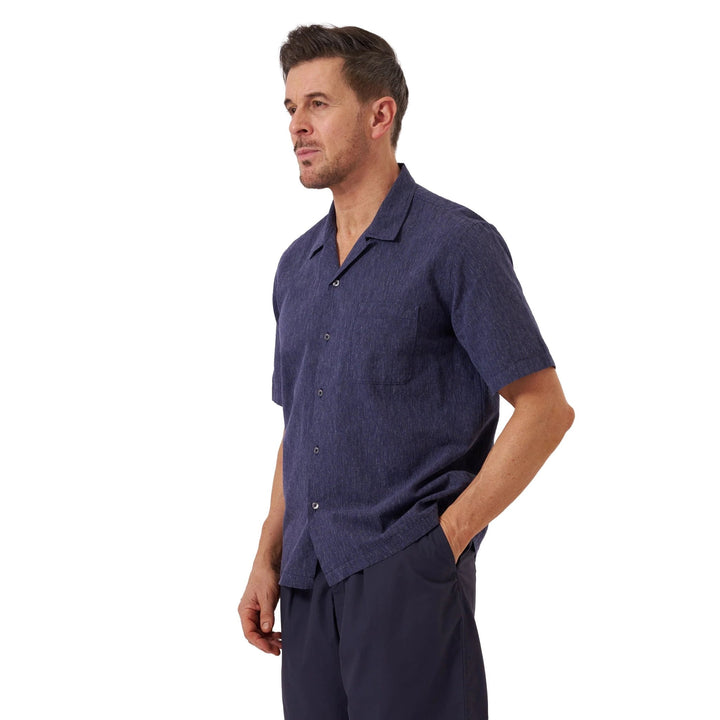 Universal Works Road Shirt Sido Linen Mix - Merchant Menswear