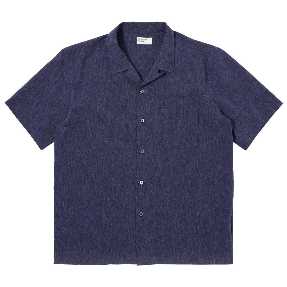 Universal Works Road Shirt Sido Linen Mix - Merchant Menswear