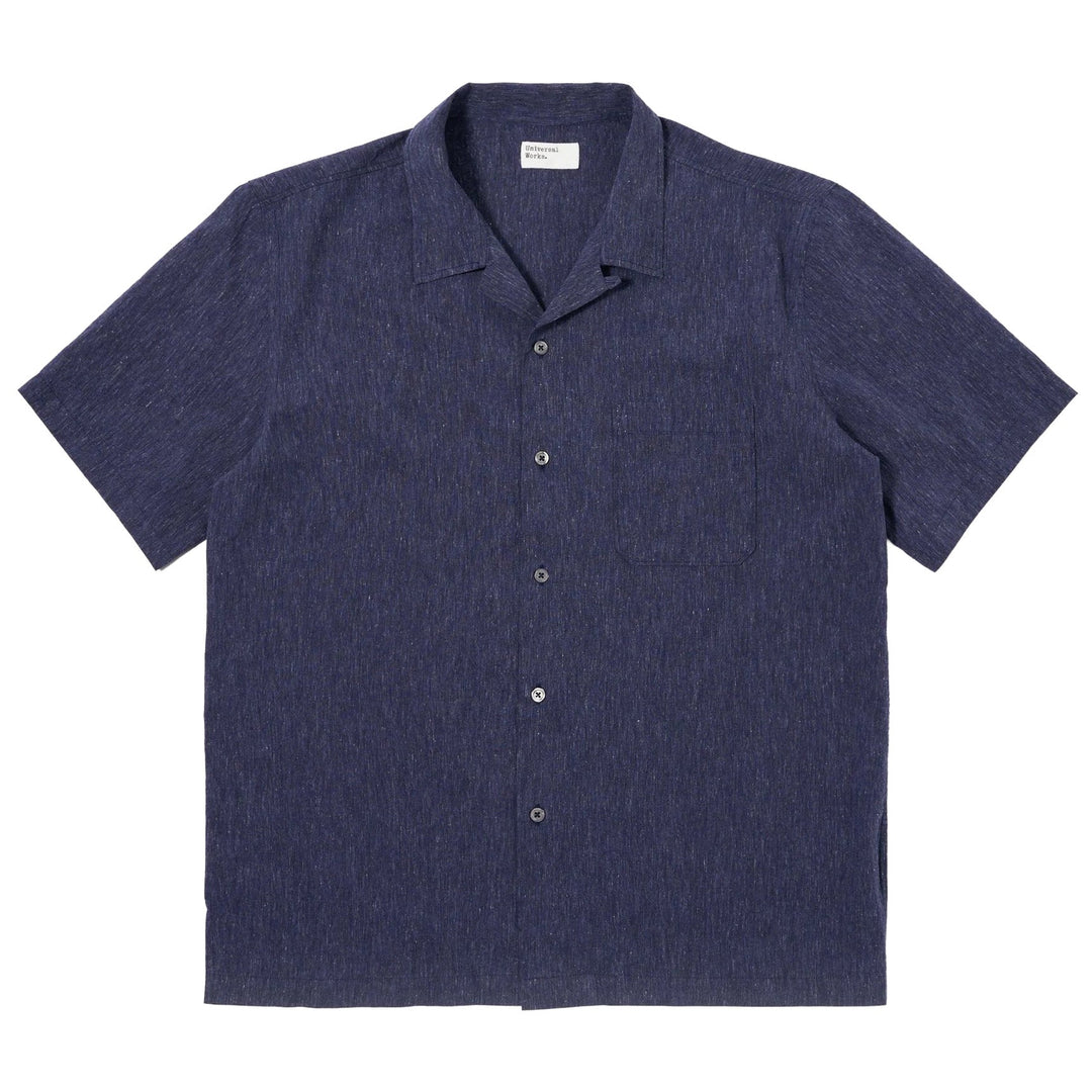 Universal Works Road Shirt Sido Linen Mix - Merchant Menswear