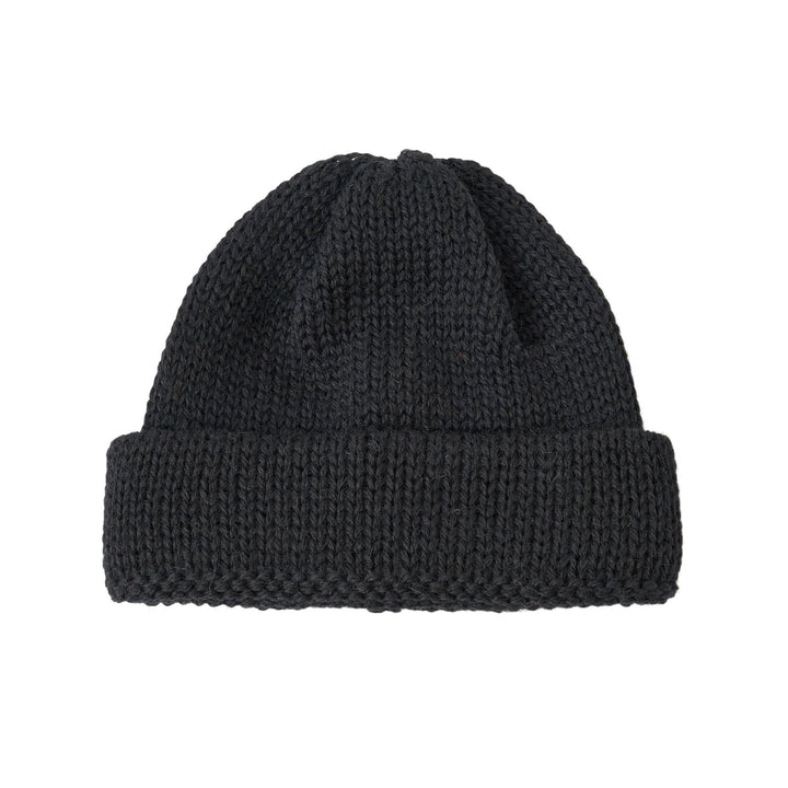 Universal Works Short Watch Cap Black - Merchant Menswear