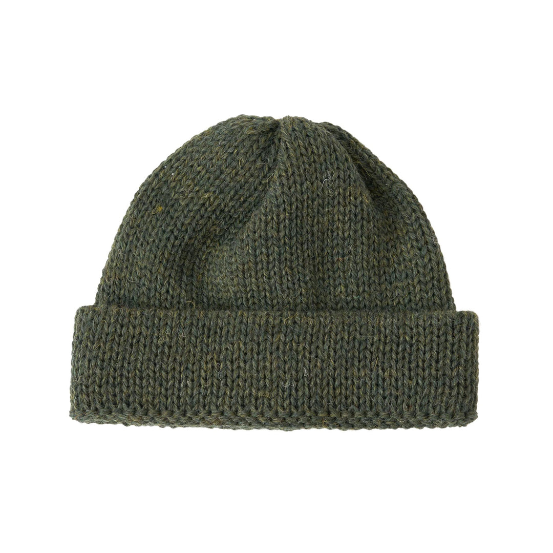 Universal Works Short Watch Cap Olive - Merchant Menswear