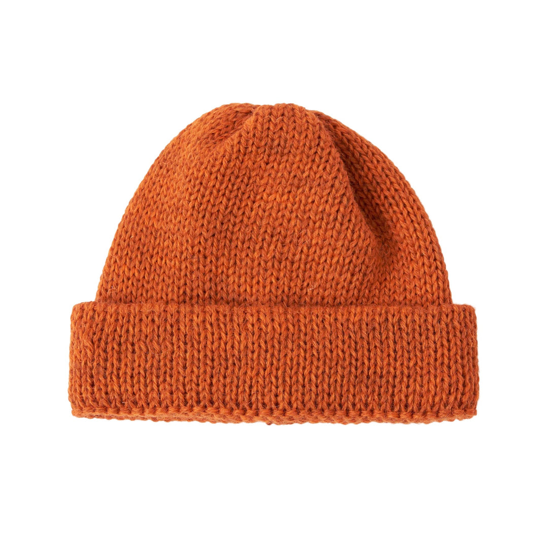 Universal Works Short Watch Cap Orange - Merchant Menswear