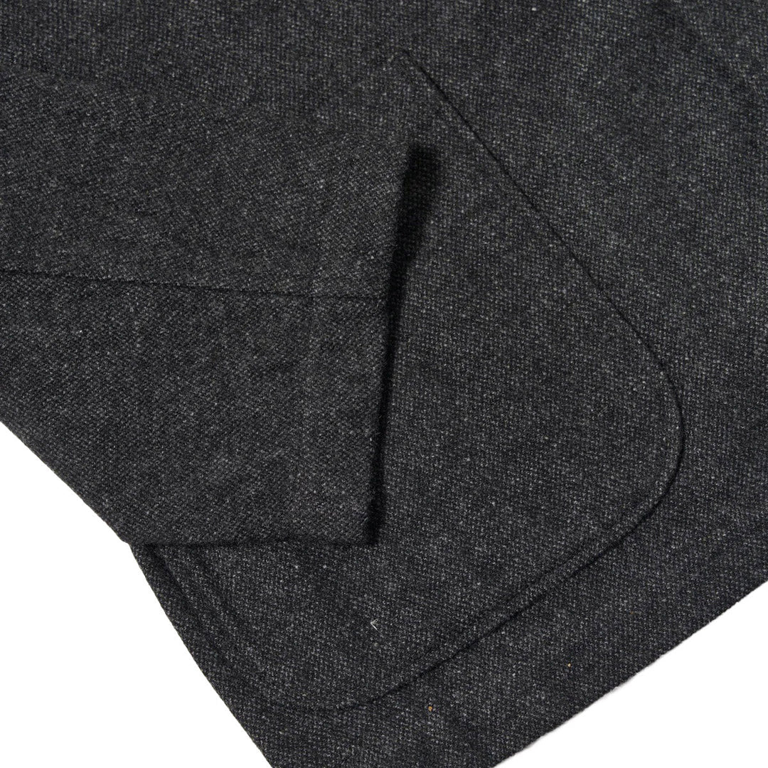 Universal Works Two Button Jacket Anders Wool Upcycled Grey - Merchant Menswear