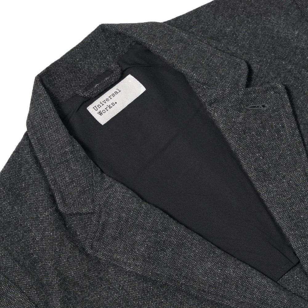 Universal Works Two Button Jacket Anders Wool Upcycled Grey - Merchant Menswear