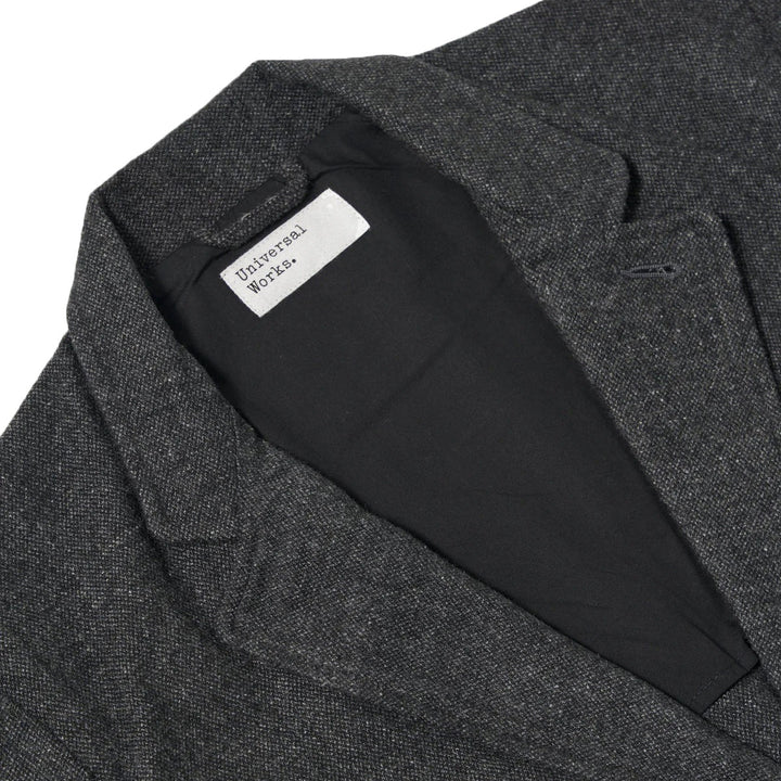 Universal Works Two Button Jacket Anders Wool Upcycled Grey - Merchant Menswear