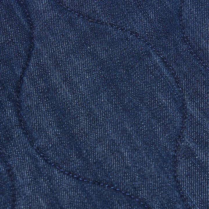 universal works Weekend Gilet Denim Indigo Close Up