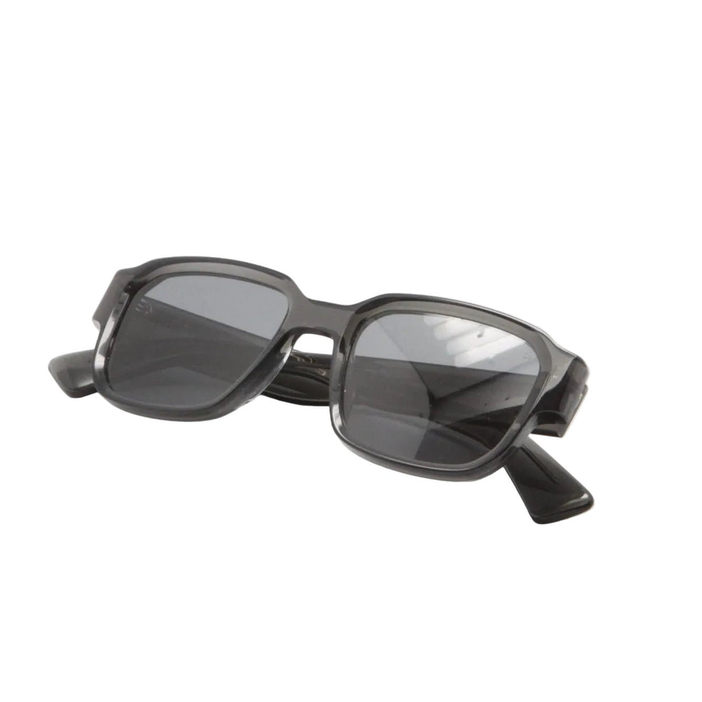 Waiting For The Sun Ced Sunglasses E13 Black Pola Lens - Merchant Menswear