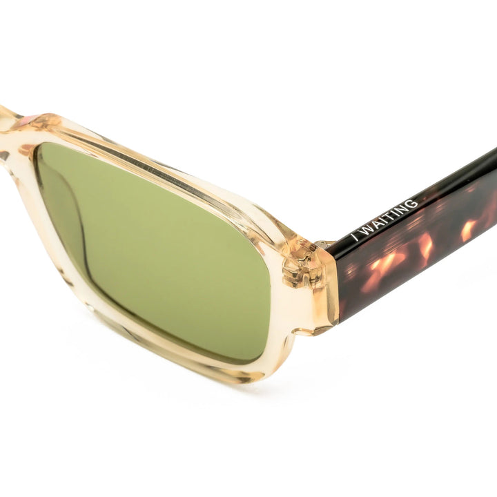 Waiting For The Sun Ced Sunglasses E18 E20 Champagne - Dark Tortoiseshell - Merchant Menswear