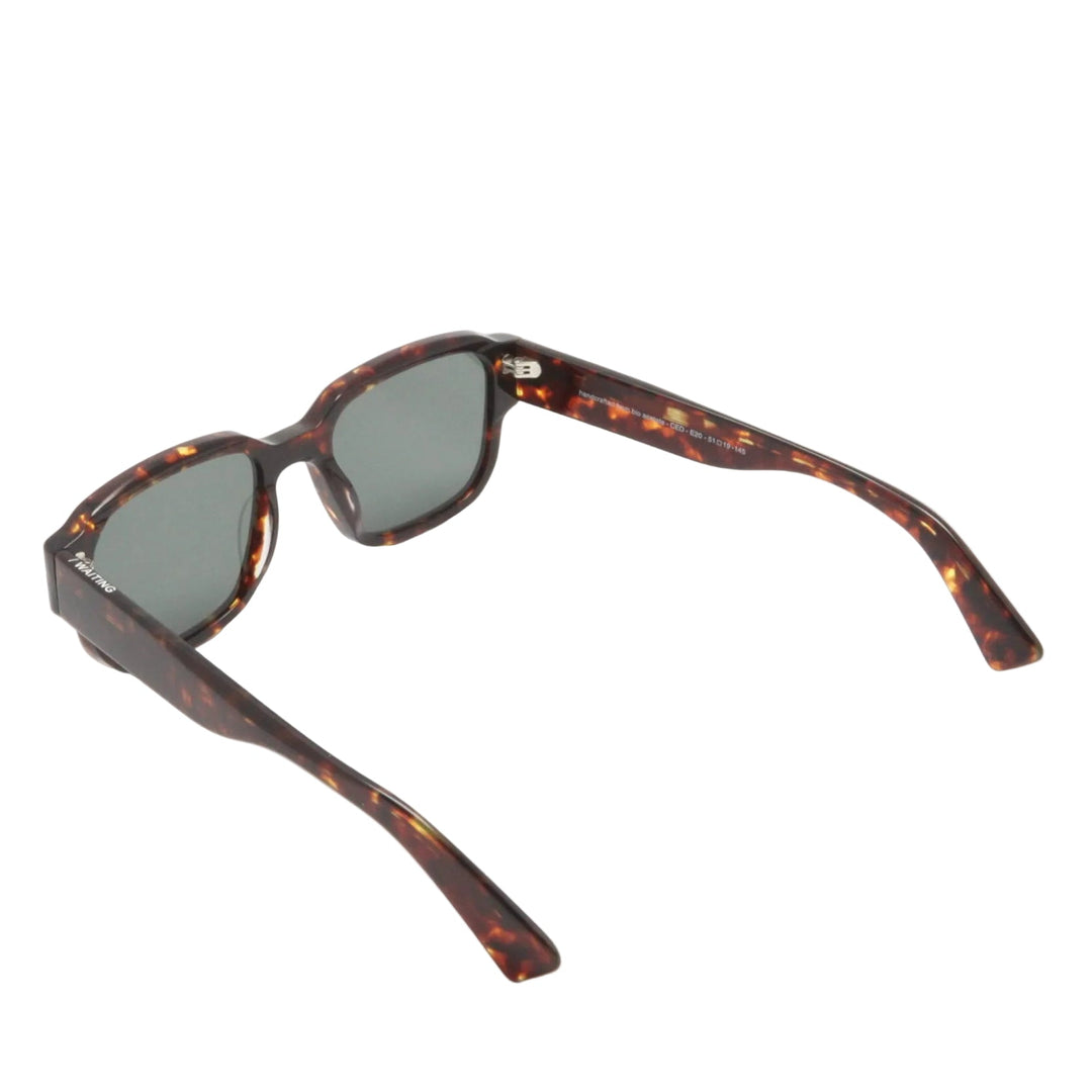 Waiting For The Sun Ced Sunglasses E20 Green Lens - Merchant Menswear