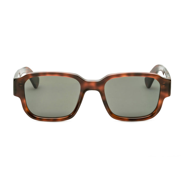 Waiting For The Sun Ced Sunglasses E81 Ecaille Blonde Green Lens - Merchant Menswear