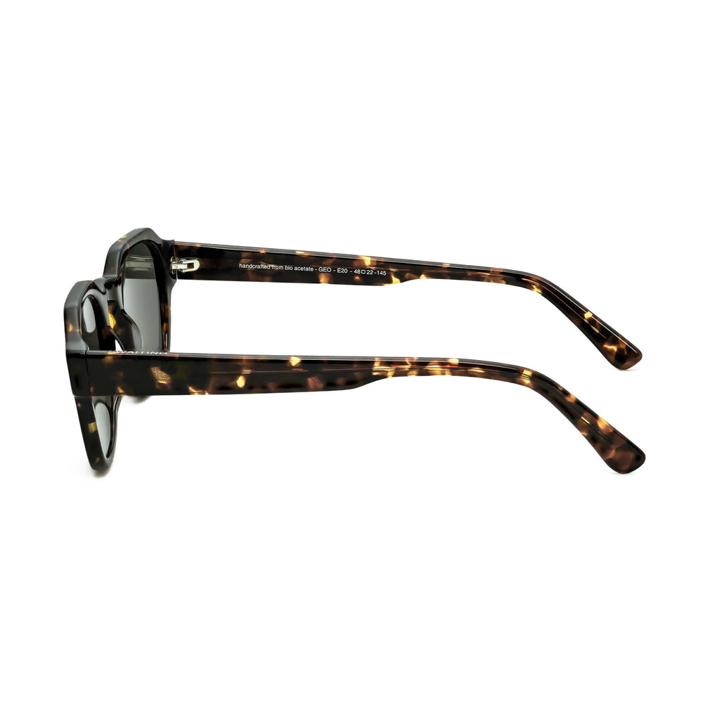 Waiting For The Sun Geo Sunglasses E20 Green Lens - Merchant Menswear