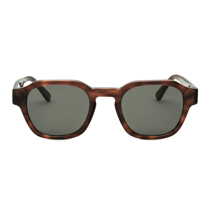 Waiting For The Sun Geo Sunglasses E81 Green Lens - Merchant Menswear