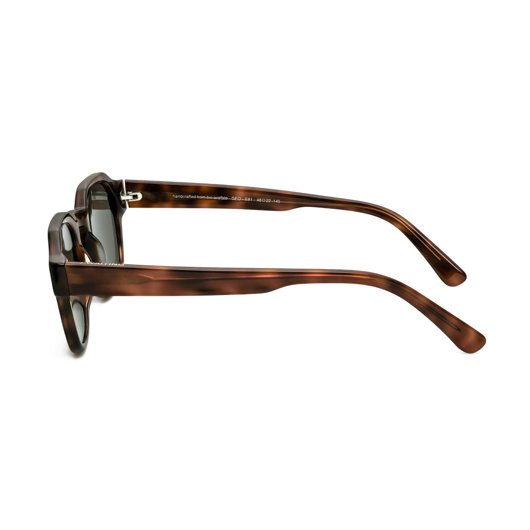 Waiting For The Sun Geo Sunglasses E81 Green Lens - Merchant Menswear