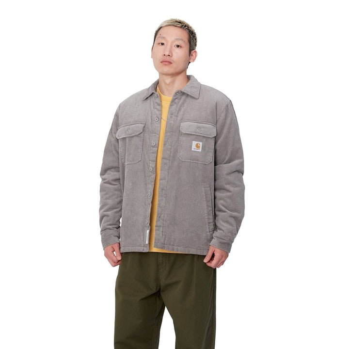 Whitsome Cord Shirt / Jacket Misty Grey - Merchant Menswear