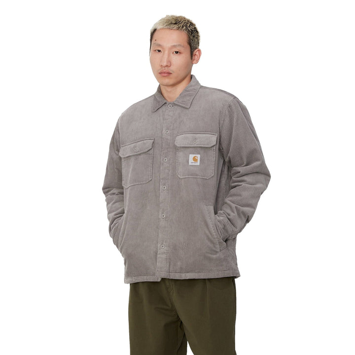Whitsome Cord Shirt / Jacket Misty Grey - Merchant Menswear