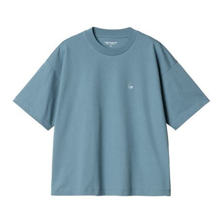 Women Chester T-Shirt Clay Blue - Merchant Menswear