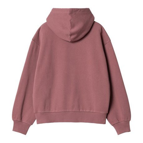 Women Hooded Casey Sweatshirt Dusky Pink / Silver - Merchant Menswear