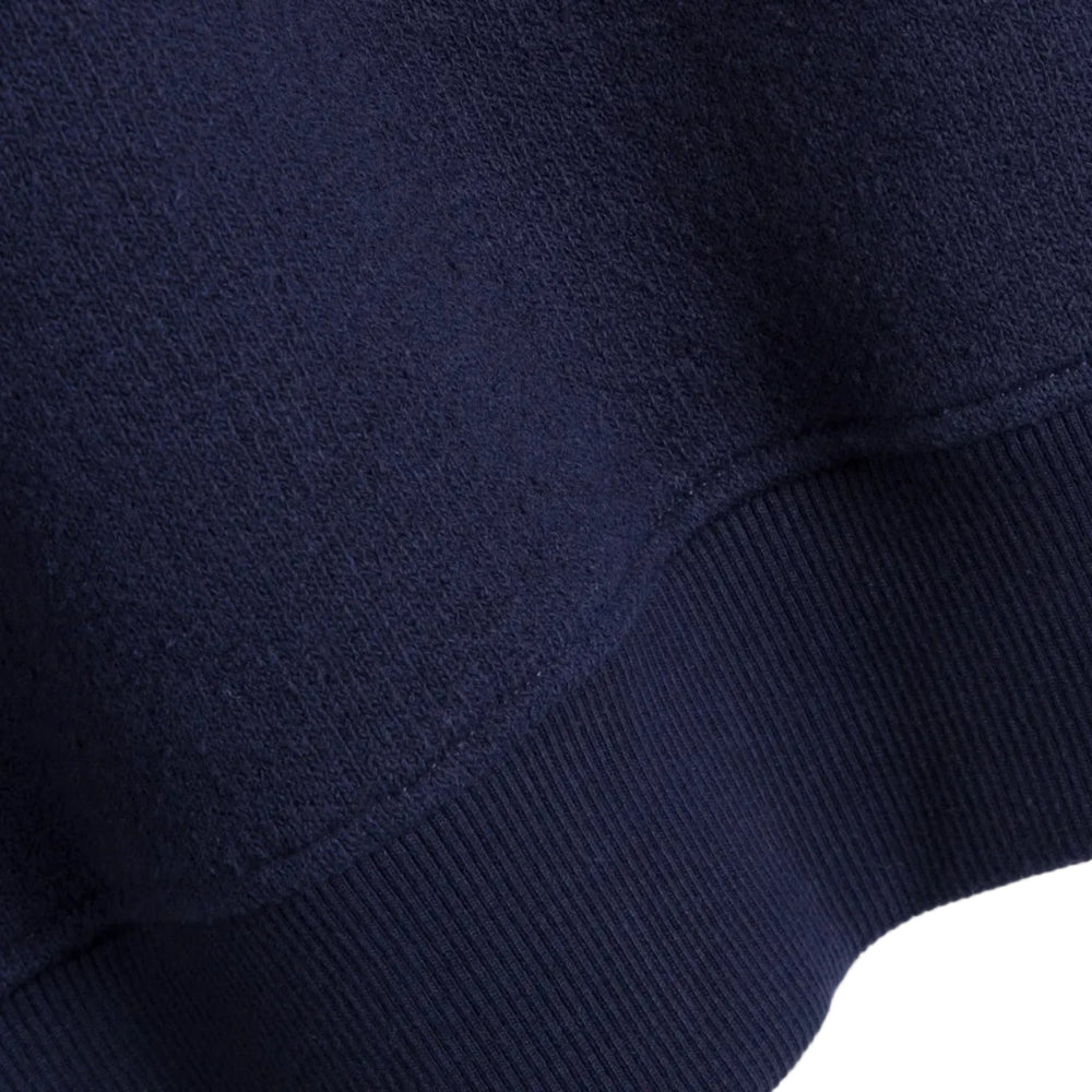 YMC Almost Grown Textured Sweat Navy - Merchant Menswear