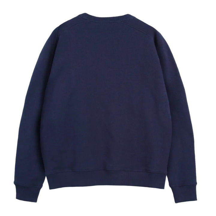 YMC Almost Grown Textured Sweat Navy - Merchant Menswear