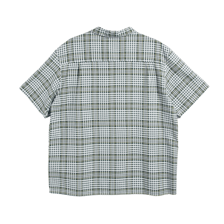 YMC Malick Sheer Cotton Check Shirt Multi - Merchant Menswear
