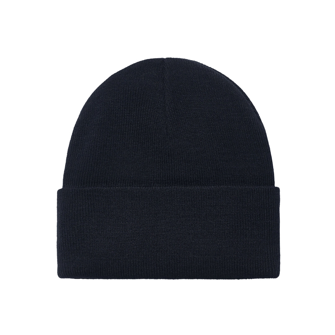 Carhartt WIP Chase Beanie Navy Gold Back Image