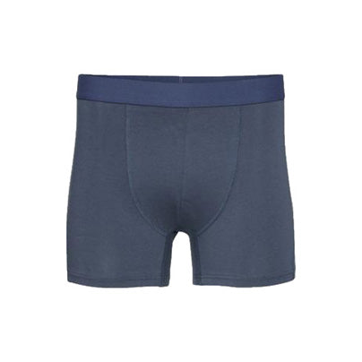 Colorful Standard Classic Organic Boxers Petrol Blue Front View Image