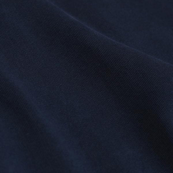 Colorful Standard Classic Organic Crew Navy Blue Fabric View