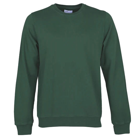 Colorful Standard Classic Organic Crew Ocean Green Front View