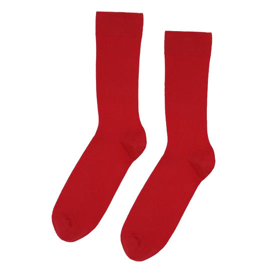 Colorful Standard Classic Organic Socks Scarlet Red Main Image