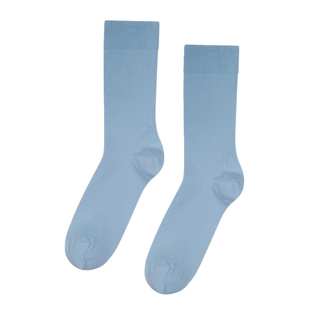 Classic Organic Socks Steel Blue