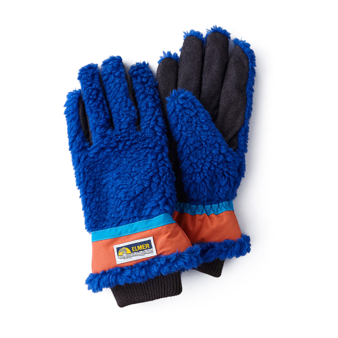 Elmer Gloves Deep Wool Pile Conductive Glove Blue Main Image