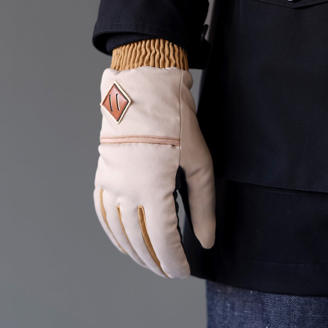 Elmer Gloves Inner Hood Conductive Glove Beige Model Image