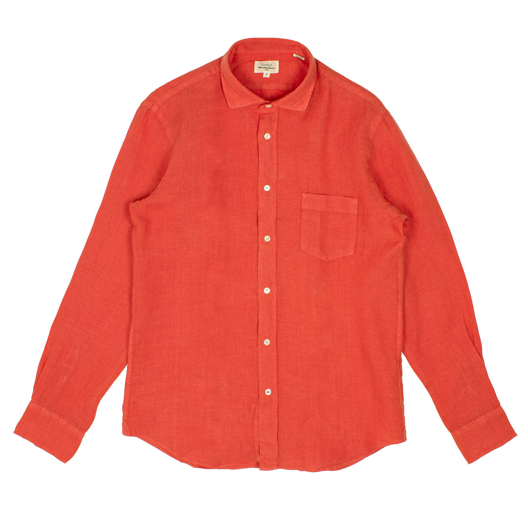Paul Pat Linen Shirt Red