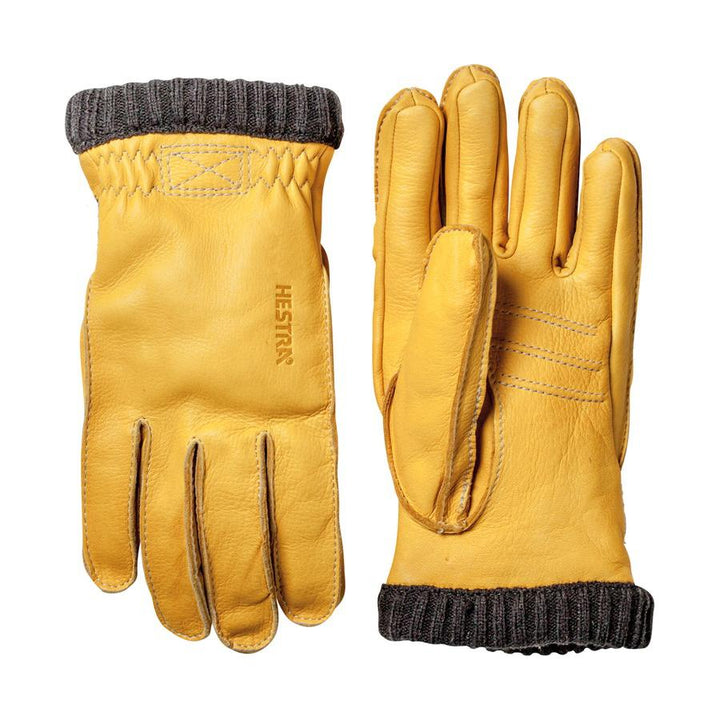 Hestra Deerskin Primaloft Glove Natural Yellow Main View