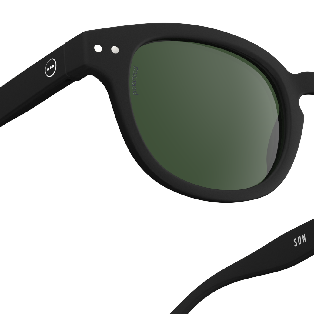 Izipizi Sunglasses #C Polarized Black External Zoom